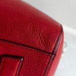 Givenchy Antigona Red Goatskin with Silver Hardware #RKOL-1 - Image 16