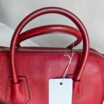 Givenchy Antigona Red Goatskin with Silver Hardware #RKOL-1 - Image 22