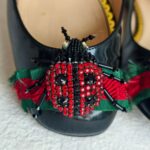 Gucci Size 36 Flats Black Patent Leather Shoes #RKSO-3 - Image 4