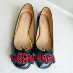 Gucci Size 36 Flats Black Patent Leather Shoes #RKSO-3 - Image 2