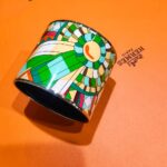 Hermes Bangle Printed Enamel #RELE-8