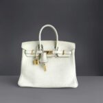 Hermes Birkin 30CM Ot Mushroom White Togo Leather with Gold-Plated Hardware #RKTL-1