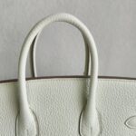 Hermes Birkin 25CM Ot Mushroom White Togo Leather with Gold-Plated Hardware #RKTL-1 - Image 16