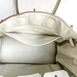 Hermes Birkin 25CM Ot Mushroom White Togo Leather with Gold-Plated Hardware #RKTL-1 - Image 29