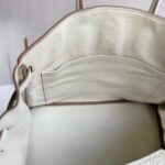 Hermes Birkin 25CM Ot Mushroom White Togo Leather with Gold-Plated Hardware #RKTL-1 - Image 32