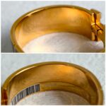 Hermes Clic Clac H Bangle Black Enamel with Gold Plated #RKTR-3 - Image 7