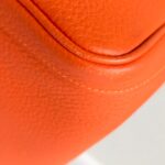 Hermes Garden Party 36cm Feu Orange Vache Country Leather with Palladium Hardware #RKTK-1 - Image 12