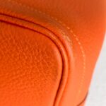Hermes Garden Party 36cm Feu Orange Vache Country Leather with Palladium Hardware #RKTK-1 - Image 14