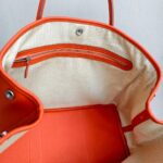 Hermes Garden Party 36cm Feu Orange Vache Country Leather with Palladium Hardware #RKTK-1 - Image 27