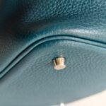 Hermes Picotin 22 Blue Clemence Leather with Palladium Harware #RKOT-1 - Image 10