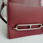 Hermes Roulis 23 Rough H Swift Leather with Palladium-Plated Hardware #RKSK-3 - Image 12