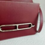 Hermes Roulis 23 Rough H Swift Leather with Palladium-Plated Hardware #RKSK-3 - Image 13