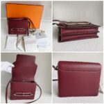 Hermes Roulis 23 Rough H Swift Leather with Palladium-Plated Hardware #RKSK-3 - Image 2