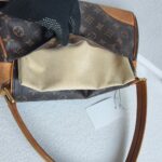 LV Beverly Brown Monogram Coated Canvas with Leather and Gold Hardware #RKKR-1 - Image 22