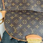 LV Beverly Brown Monogram Coated Canvas with Leather and Gold Hardware #RKKR-1 - Image 3