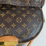 LV Beverly Brown Monogram Coated Canvas with Leather and Gold Hardware #RKKR-1 - Image 4