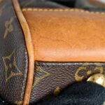 LV Beverly Brown Monogram Coated Canvas with Leather and Gold Hardware #RKKR-1 - Image 12