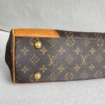 LV Beverly Brown Monogram Coated Canvas with Leather and Gold Hardware #RKKR-1 - Image 9