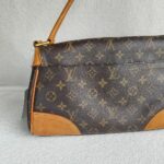 LV Beverly Brown Monogram Coated Canvas with Leather and Gold Hardware #RKKR-1 - Image 5