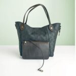 LV Hina MM Black Mahina Calf Leather with Silver Hardware Bag #GULYY-1