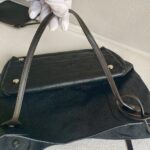 LV Hina MM Black Mahina Calf Leather with Silver Hardware Bag #GULYY-1 - Image 17