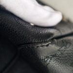 LV Hina MM Black Mahina Calf Leather with Silver Hardware Bag #GULYY-1 - Image 12