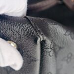 LV Hina MM Black Mahina Calf Leather with Silver Hardware Bag #GULYY-1 - Image 11