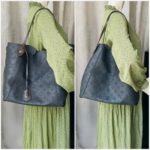 LV Hina MM Black Mahina Calf Leather with Silver Hardware Bag #GULYY-1 - Image 34