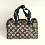 LV Speedy 30 Automne Hiver Monogram Eclipse Sequin with Gold Hardware #GULRR-1