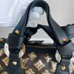 LV Speedy 30 Automne Hiver Monogram Eclipse Sequin with Gold Hardware #GULRR-1 - Image 19