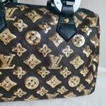 LV Speedy 30 Automne Hiver Monogram Eclipse Sequin with Gold Hardware #GULRR-1 - Image 6