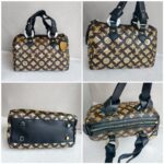 LV Speedy 30 Automne Hiver Monogram Eclipse Sequin with Gold Hardware #GULRR-1 - Image 2