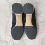 Miu Miu Size 36 Black Suede Leather with Gold Hardware #RKTU-1 - Image 8