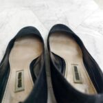 Miu Miu Size 36 Black Suede Leather with Gold Hardware #RKTU-1 - Image 7