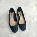 Miu Miu Size 36 Black Suede Leather with Gold Hardware #RKTU-1 - Image 2