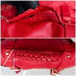 Mulberry Alexa Medium Red Calf Leather with Gold Hardware #RKOE-1 - Image 22