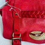 Mulberry Alexa Medium Red Calf Leather with Gold Hardware #RKOE-1 - Image 3