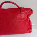 Mulberry Alexa Medium Red Calf Leather with Gold Hardware #RKOE-1 - Image 6