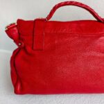 Mulberry Alexa Medium Red Calf Leather with Gold Hardware #RKOE-1 - Image 5