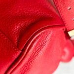 Mulberry Alexa Medium Red Calf Leather with Gold Hardware #RKOE-1 - Image 14