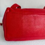 Mulberry Alexa Medium Red Calf Leather with Gold Hardware #RKOE-1 - Image 9
