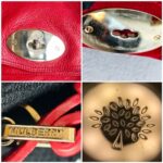 Mulberry Alexa Medium Red Calf Leather with Gold Hardware #RKOE-1 - Image 23