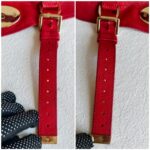 Mulberry Alexa Medium Red Calf Leather with Gold Hardware #RKOE-1 - Image 17