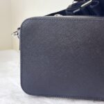 Prada Crossbody Bag Black Saffiano Leather with Silver Hardware #RKTC-3 - Image 5