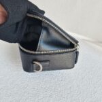 Prada Crossbody Bag Black Saffiano Leather with Silver Hardware #RKTC-3 - Image 8