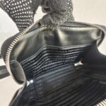 Prada Crossbody Bag Black Saffiano Leather with Silver Hardware #RKTC-3 - Image 25