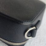 Prada Crossbody Bag Black Saffiano Leather with Silver Hardware #RKTC-3 - Image 11
