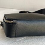 Prada Crossbody Bag Black Saffiano Leather with Silver Hardware #RKTC-3 - Image 9