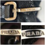 Prada Crossbody Bag Black Saffiano Leather with Silver Hardware #RKTC-3 - Image 23