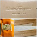 S.Ferragamo Size 7B Pump Orange Leather with Gold Hardware #RKYR-8 - Image 11